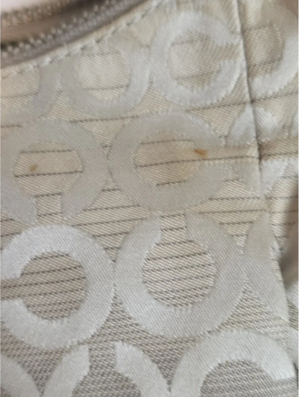 Coach Op Art Ombre Kristen Shoulder Bag Purse 16793 Gray White